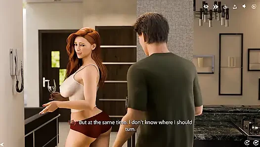 Tante seksi rambut merah yang nggak tahan lagi untuk ngentot sama pacarnya yang masih berondong!