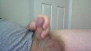 Playing with my cock before it gets hard.