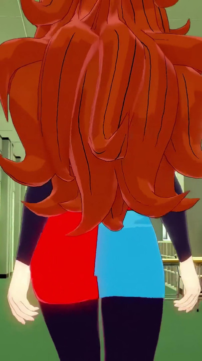 Android 18 ชอบที่ Videl ดูการเย็ดของเธอ Gohan - DragonBall Zex Series | คลิป 1