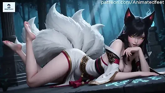 Ahri League of Legends Animated Hentai Anal