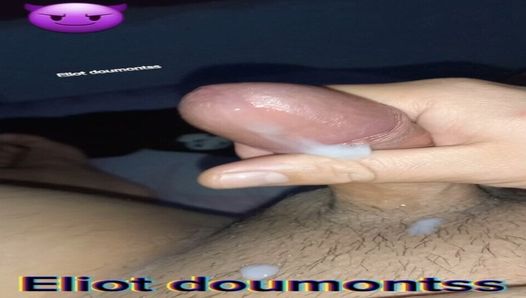 Glorious handjob that I give myself and I cum