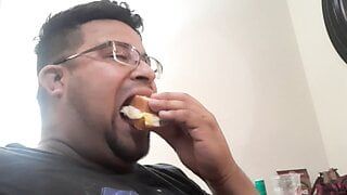 Something is a little bit different about this Mukbang Eating video