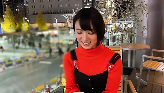 A118F07 Matching with a shy girl with short hair, a boyish girl! Cute is justice!! Her occasional beaming smile creates a cute gap! Private shoot at a love hotel and a shameless trapped sex scene!