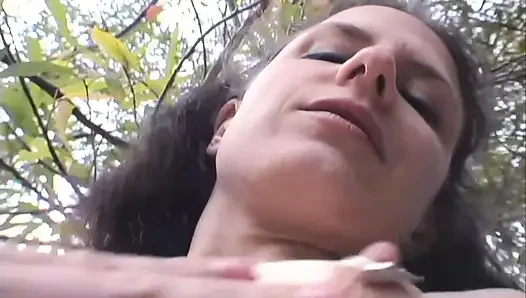 Vintage Hairy Girl Big Labia Sloppy & Messy! Lena