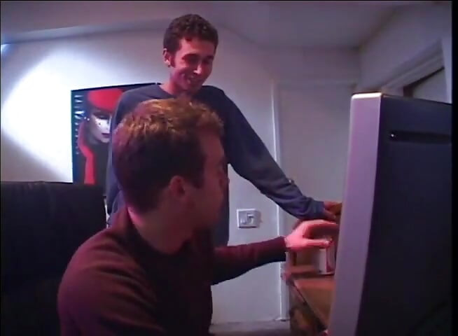 Vintage double penetrated ass fucking threesome party