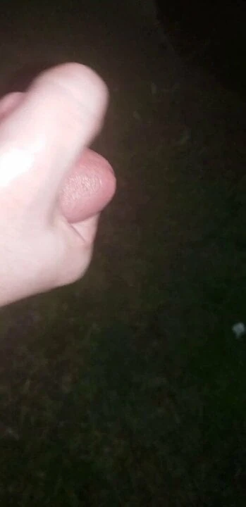 man marks his territory twice on a tuck