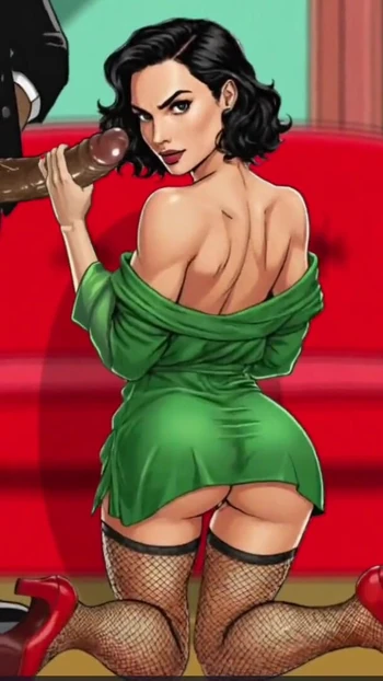 Jaw-dropping moment from "Married Housewife Loves Fucking Big Black Cocks While Her Husband Isn't Looking. Cartoon. Hentai"