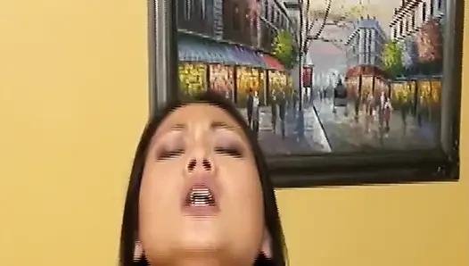 Mature Brunette Drooling Over Throbbing Cock in Intense Pounding