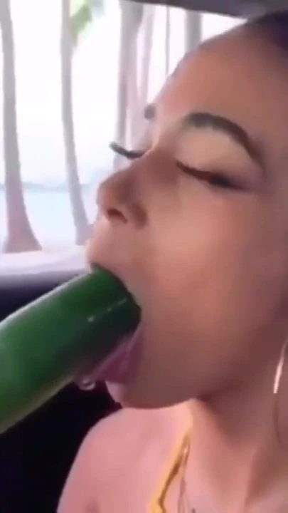 Cucumber blow job
