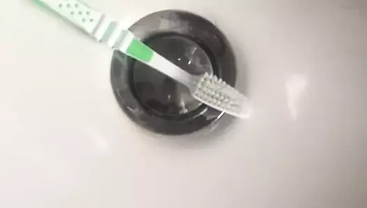 Surpresa de escova de dentes
