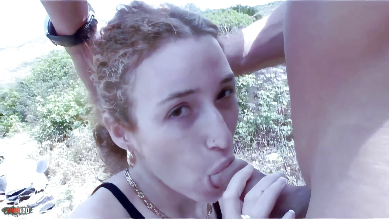 Monica Ledesma Spanish Pornstar Blowjob & Facial Cumshot Outdoor Hardcore