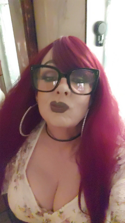 Pink Girl with Glasses and Toy