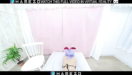 Aoi kirishima si cewek jepang dientot habis-habisan sama pacarnya di vr.
