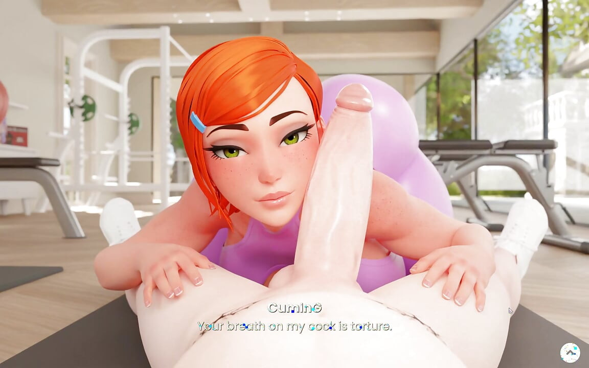 Mansion Days - tabú hentai - juego ep.12 - entrenamiento sexual de gimnasio con hermanastra!