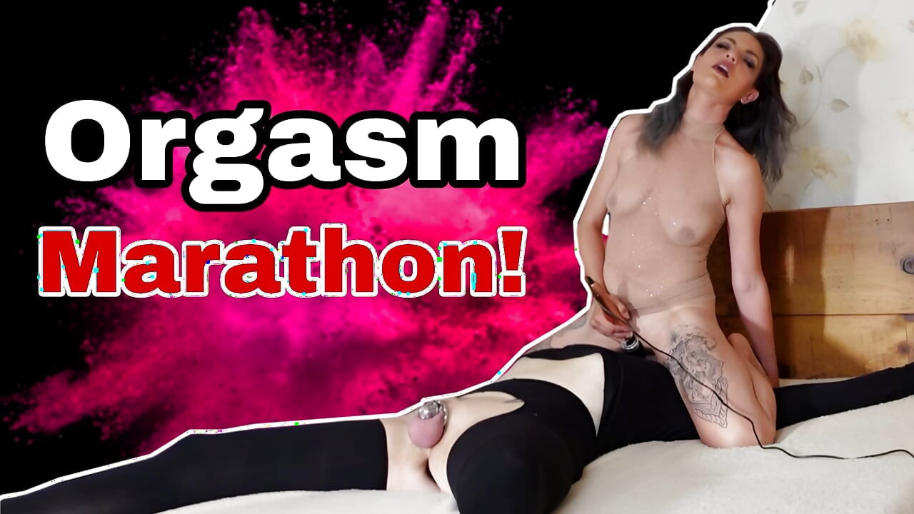 Training nul orgasme marathon op gezicht