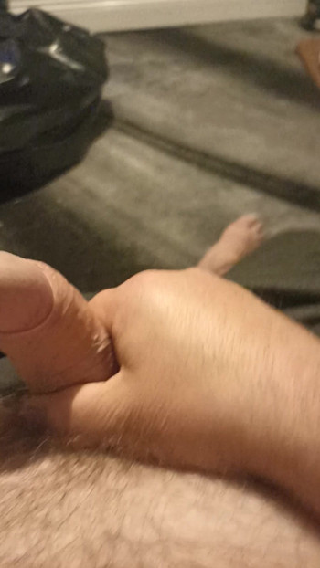 First time jerk for camera. Wish someone would suck me x