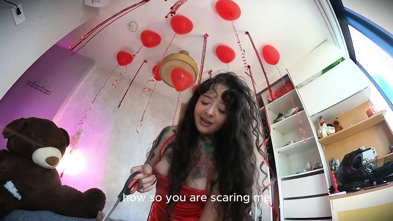 Beautiful and Sensual Girl Cuts off My Cock