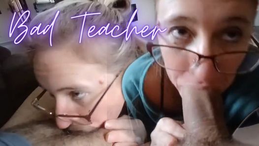 Un prof envoie une mauvaise élève en détention et s'excuse auprès de son père avec sa gorge!