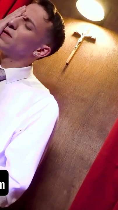 YesFather - Straight Married Man Confesses His Sexual Gloryhole Affairs To Perv Priest Marco Napoli | Clip 1