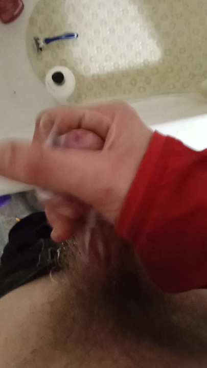 Playing with my young cock