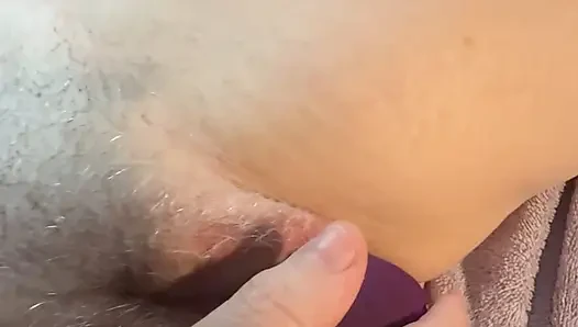 Wifey Gets Two Holes Filled With New Toy