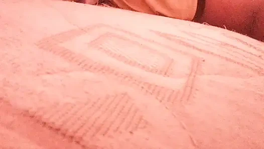 Father in Law's Gigantic Dick Hangs Out Under His Sarom for Step Daughter