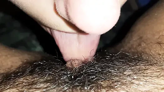 I Eat Her Very Hairy Pussy and Quickly Bring Her to Orgasm
