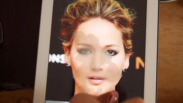 Cum on Jennifer Lawrence - november 2014