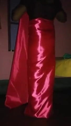 Satin Silk Saree Bishu Crossy 1