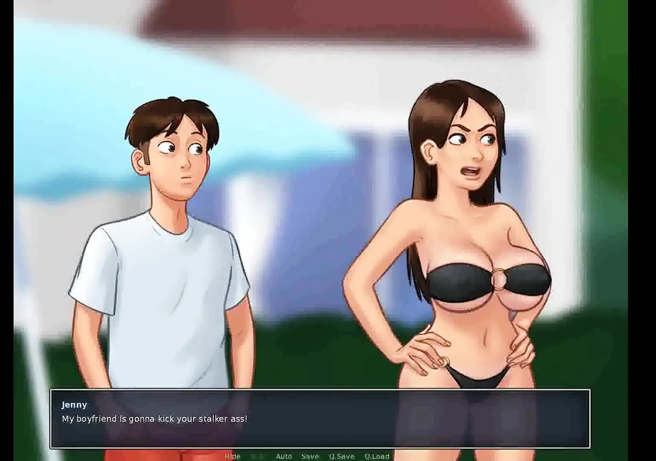 Summertime saga: sexy ass stepsister by the pool ep 121
