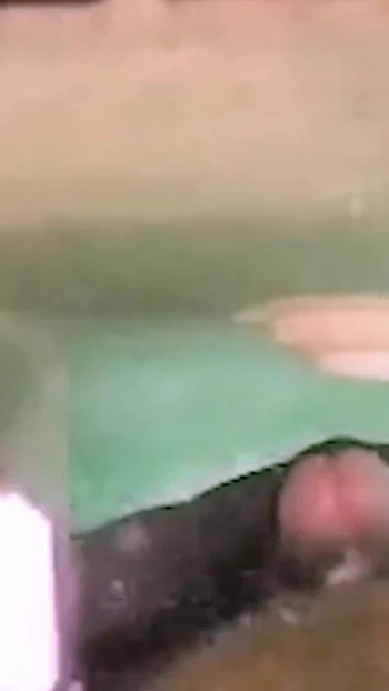 Must-see moment from "2 consecutive orgasms from the pool jet"