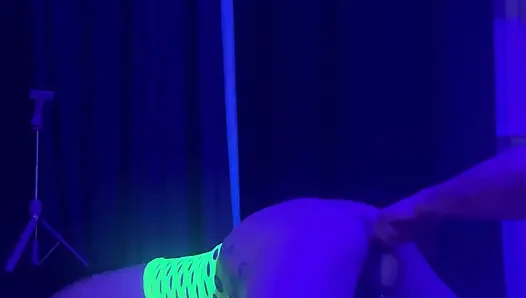 Sneaking Slut Takes Huge Cock