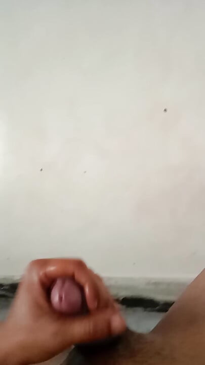Young Boy Massaging Penis