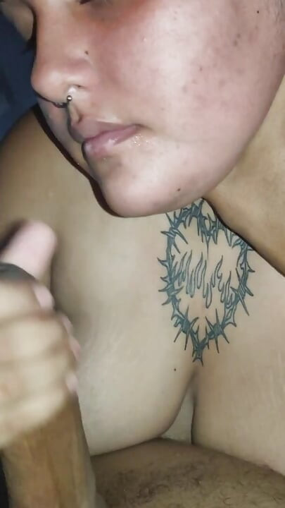 Super Blowjob From a Cute Chubby Argentine Busty Girl