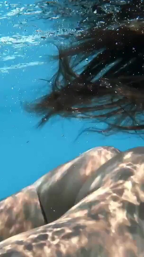 Super hot and juicy milf Heart in the pool | Clip 2