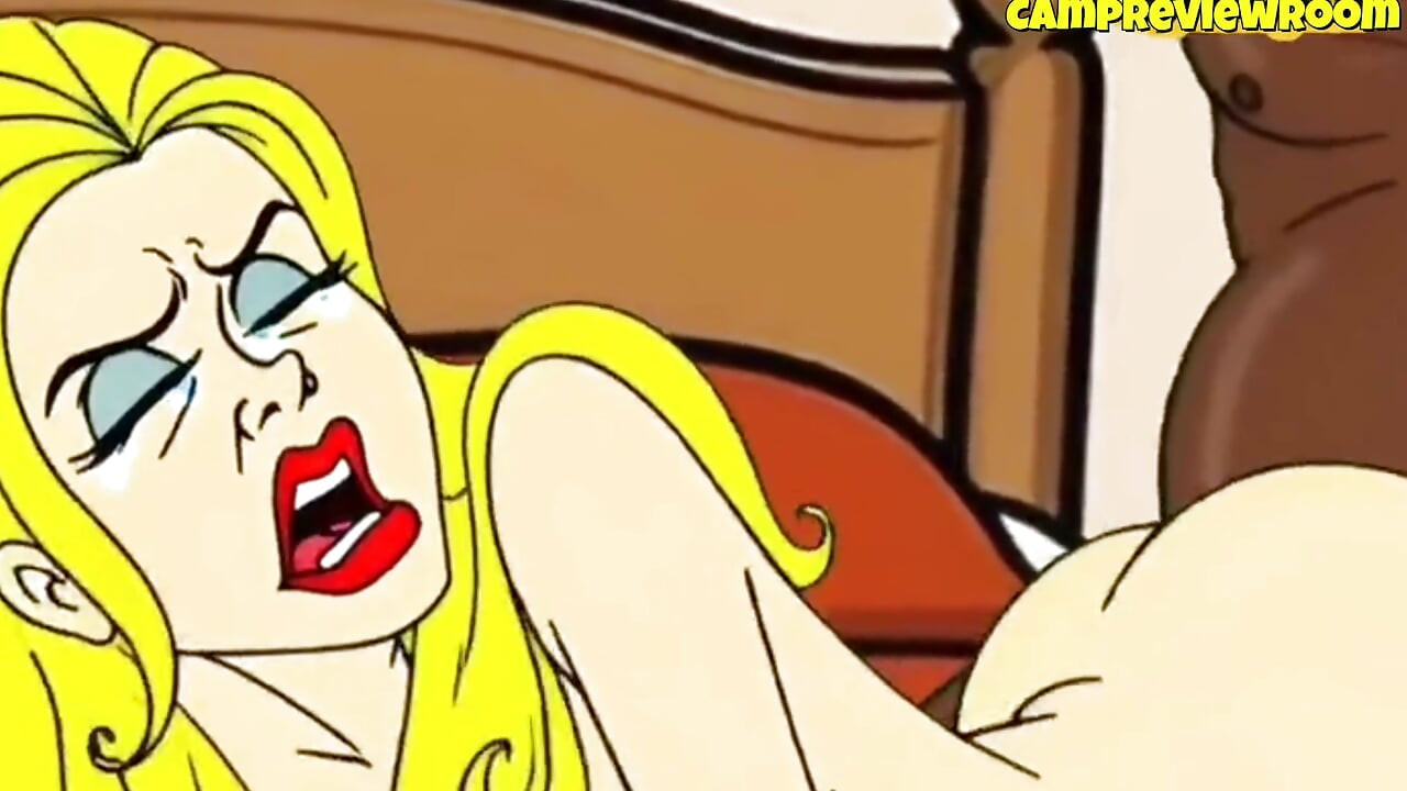Soțul cuckold se uită la soție cu BBC