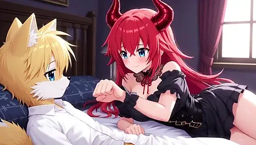 Animierte Begegnung der geteilten Fantasie