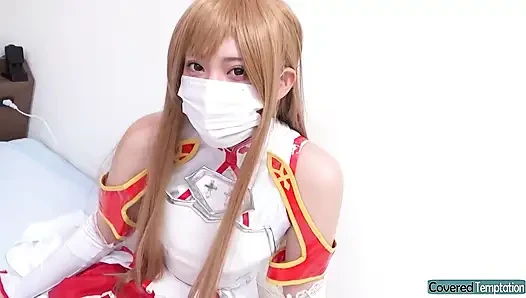 POV-intensiv mit einem mutigen cosplayer ihre Anwesenheit dominiert, während Leidenschaft überläuft