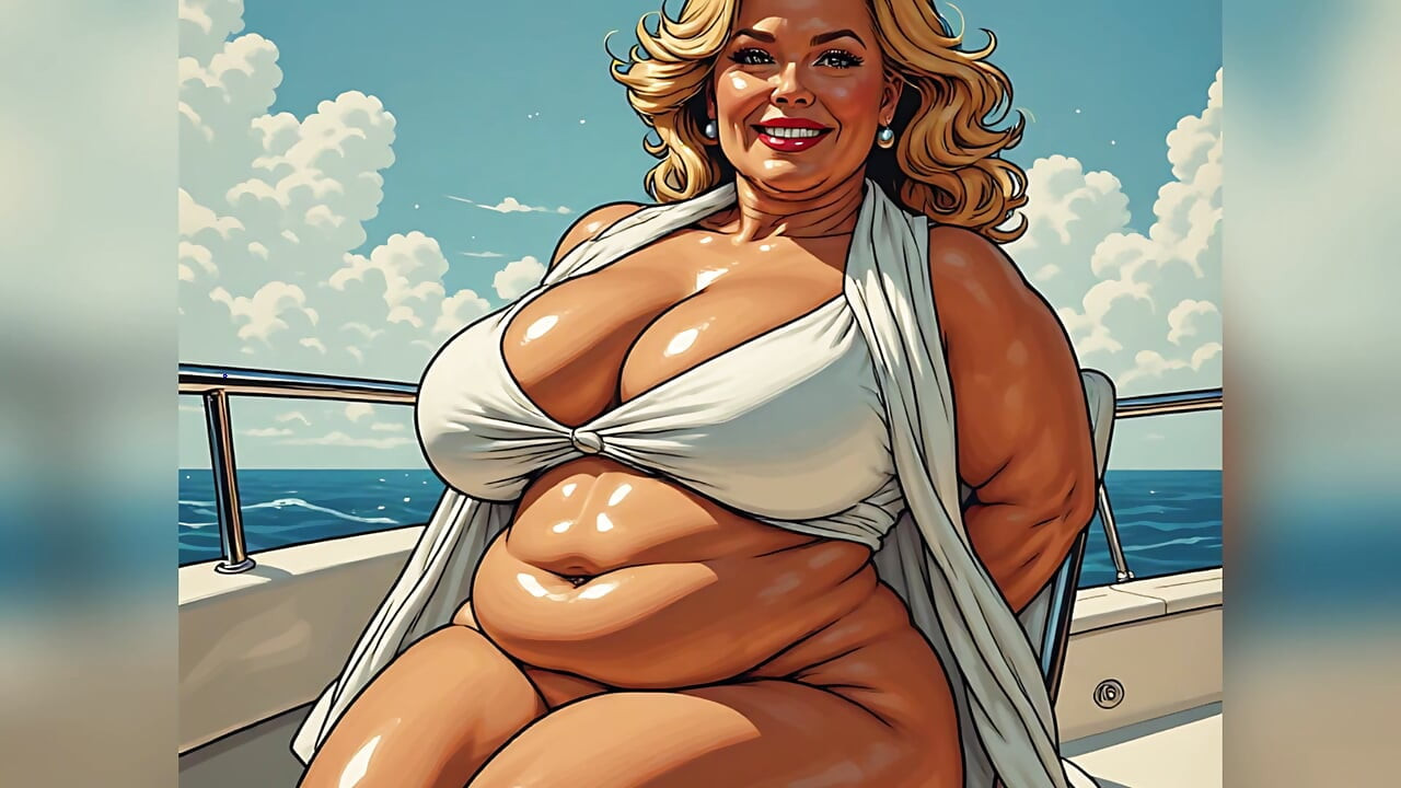 Des femmes bronzées sexy sur des bateaux