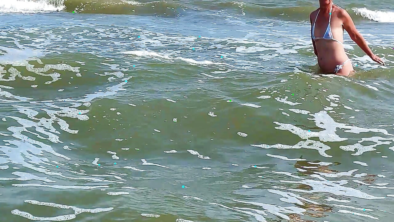 Hotwife on the beach