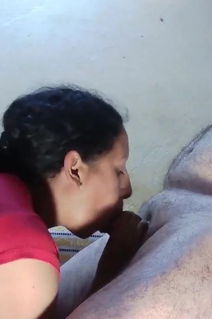 On Her Knees Blowjob #1 - Sucking Hot Cum Into Her Mouth