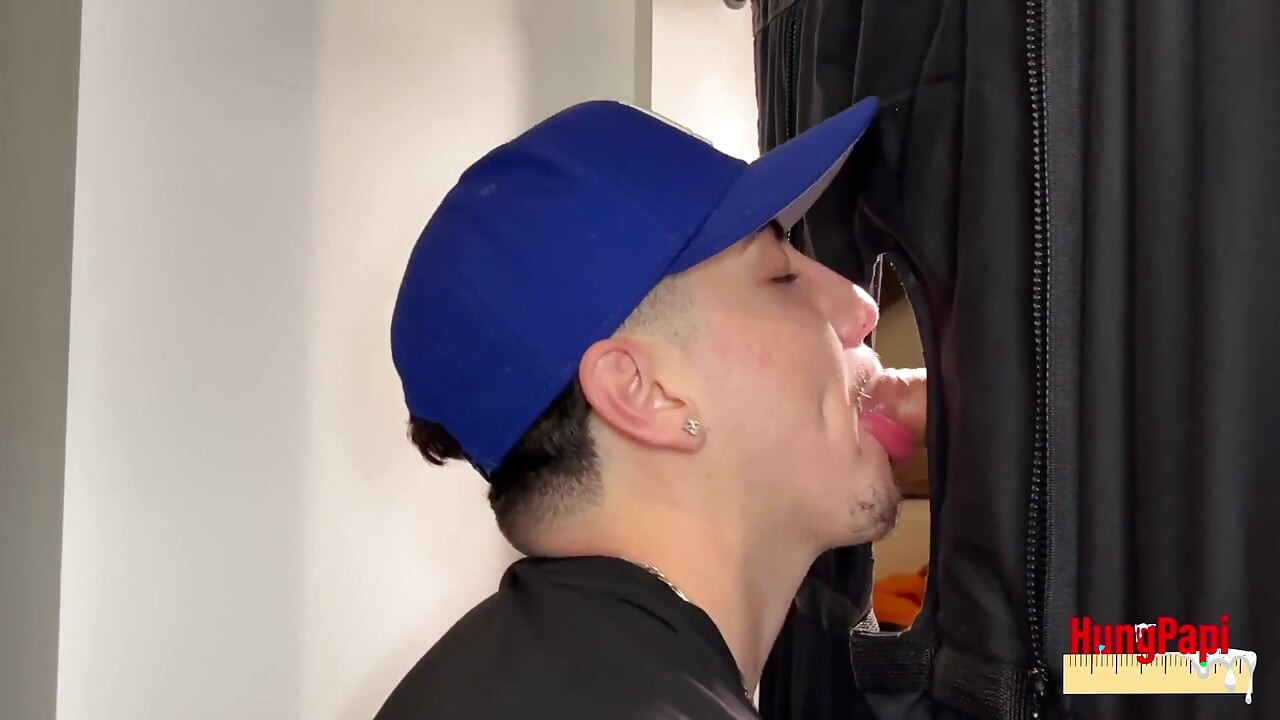 Gloryhole Bro Homie Sucks Big Uncut Cock Glory Hole