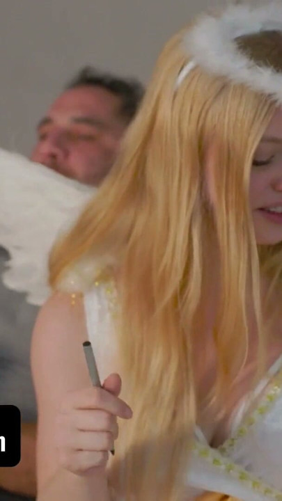 Petite Guardian Angel Seduces And Fucks Damon Because She Wants To Fix Him - ExxxtraSmall | Clip 1