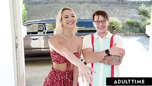 ADULT TIME - düşkünü adam gelin kenna james'in arkadaşıyla harika seks yaptığını izliyor