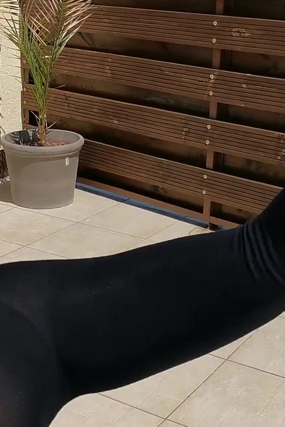 Hot Fitness MILF Got Fucked on Terrace While She Was Training