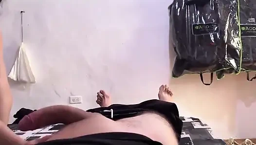 Beautiful College Girl Sucks Me off and Swallows the Cum