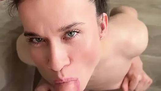 Dieser Typ auch, also habe ich ihm das ganze Sperma ausgesaugt.