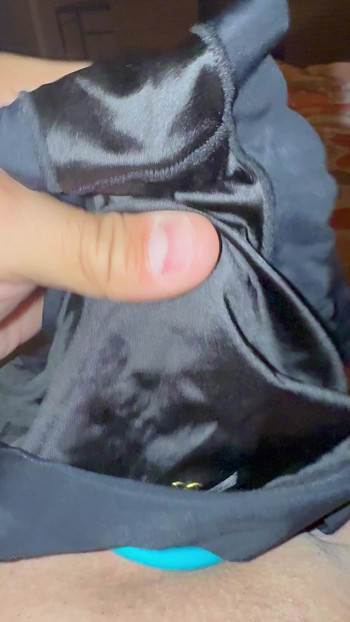 我今天得到的一个款待的快速视频 黑色丝质