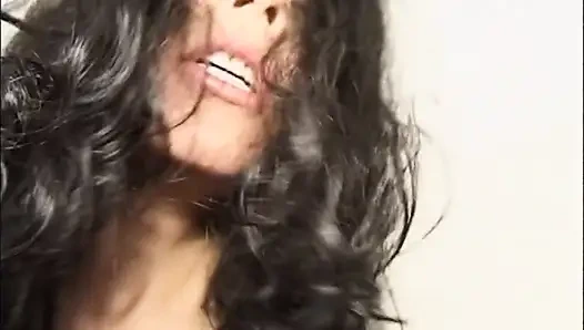 Hairy couple fucking on the table