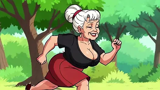 Ai heiße reife, bikini, natur necken